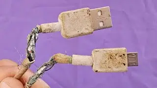 Do not throw away the original cable of the phone but fix it in seconds