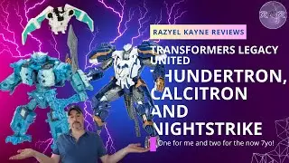 Toy Review - Transformers Legacy United: Star Raiders Thundertron, Calcitron and Nightstrike