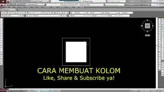 Cara Membuat Kolom Pada Denah AutoCad