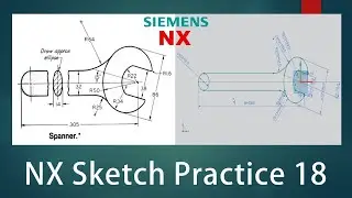 NX Sketch Practice - 18