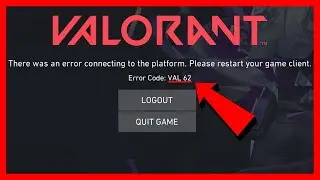 How to FIX Valorant Error VAL 62 | Valorant VAL 62 (2026 FIX)