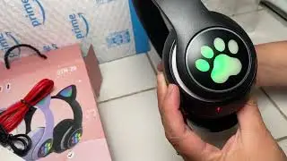 Tokan I Cat Wireless headsets  cool kid - Black Unboxing Amazon