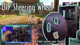 How to make steering wheel from xbox joystick | cara buat steering wheel dari stik xbox