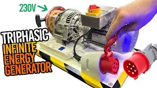 REAL 10Kw INFINITE ENERGY GENERATOR! - Single and Three Phase 230V