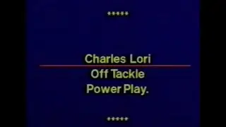 Off Tackle Power Play - Chuck Lori (1995)