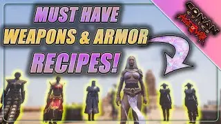 Need to Know RECIPE Locations Exiled Lands | Weapons & Armor | Conan Exiles Guide