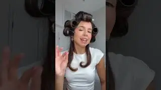 Rollers + Amika are unmatched 💆🏻‍♀️🤍 #shorts #hairstyles #hairrollers