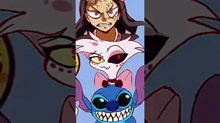 Emotion Template pt 10 - ANGEL DUST 🩷🪩