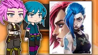 Past Arcane React To Future | Jinx and Vi | Gacha react