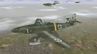 European Air War - Me-262 attack