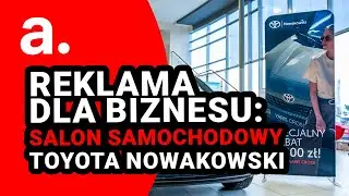 adWall Presto Light - Mobilna reklama do salonów samochodowych