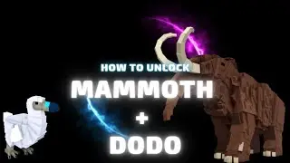 How To Unlock MAMMOTH & DODO - ROBLOX Dinosaur Arcade (Limited Black Friday Event)