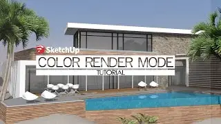 Sketchup rendering - Color render mode (Using IRender nXt)