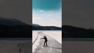 Last day of the season or the first? - #Winter #Skating on the world's longest #Ice track.