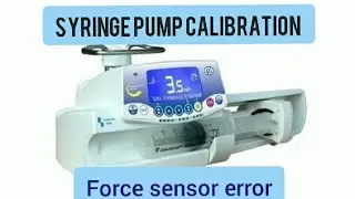 How to calibrate syringepump | Force sensor calibration