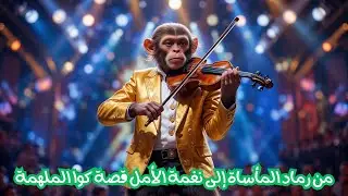 من رماد المأساة إلى نغمة الأمل قصة كوا الملهمة🔥🎻🐒✨