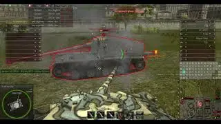 Ground War: Tanks. Chatillon 25t. Почти увернулся.