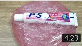 Cách làm Slime trong suốt từ Kem đánh răng siêu đơn giản