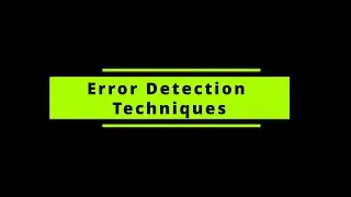 CN-13 Error Detection Techniques