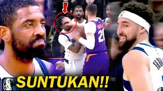 SUNTUKAN!! Suspended malala ang aabutin ni Nurkic, Nagalit si Kyrie Irving tinawanan ni Klay si KD!