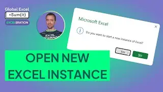 3 ways to open a new instance of Excel