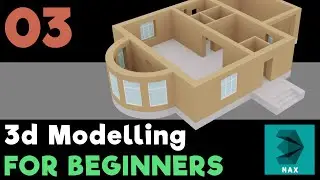 3dsMax House Modeling | Step By Step (Part 03)