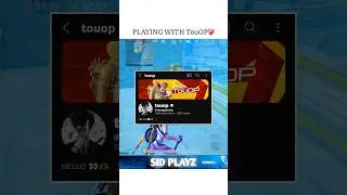 Playing With @touopgaming ❤️‍🩹 | SiD PLaYz