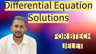 Differential Equation solutions Second Order First Degree #mathematics