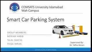 Smart Car Parking System using Nodemcu ESP8266 and ultrasonic sensors