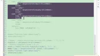 89 PHP视频教程 图像处理 建立画布 打开不同图像类型处理 2