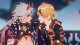 【原神MMD】Pocky Day【Itto/Thoma/4K/60】
