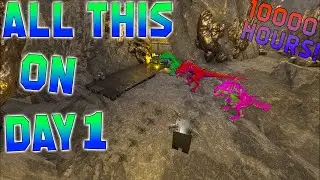 THE Most INSANE Day 1 Comeback in my 10,000 hours of ark - Ark Survival Evolved