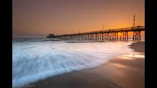 California Landscape Photography: Newport Beach Piers