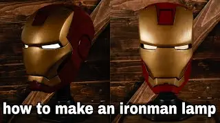 how to make an iron man desk lamp diy Marvel