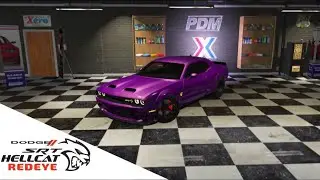 GTA FiveM - Custom 2020 Dodge Challenger Hellcat Redeye!! (ProStreet Car Club Server)