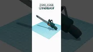 [1DAY_1CAD] CHAINSAW #shorts #tinkercad #project