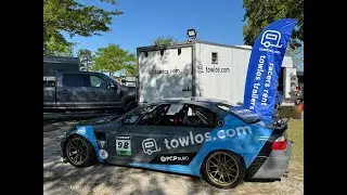 GridLife GLTC Race 4 Invert Win at CMP - #98 towlos.com E46 BMW