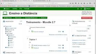 Inserindo um arquivo em um curso no Moodle