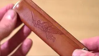 leather neck sheath for higonokami