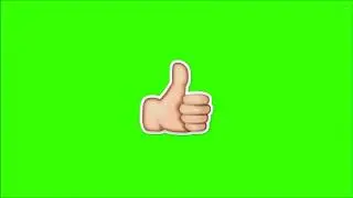 Green Screen Animated Like Button #5