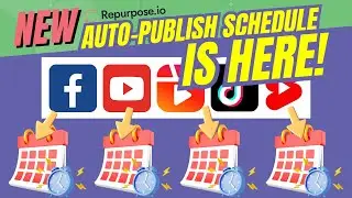 Repurpose content using an auto publish schedule (New Feature)