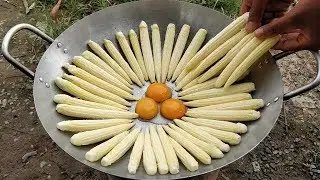 Baby Corn Stir Fry Eggs | Egg Fried Corn Recipe | Healthy Food