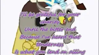 MLP Discord song-a glass of water  lyrics + instrumetal