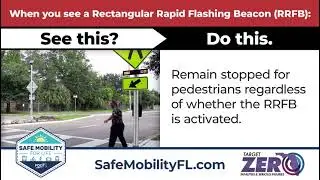 Rectangular Rapid Flashing Beacon (RRFB) - Roadway Safety