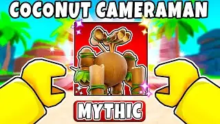 Unlocking COCONUT CAMERAMAN in Toilet Tower Defense