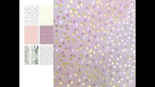 Décopatch-Papier mit Metallic-Effekt