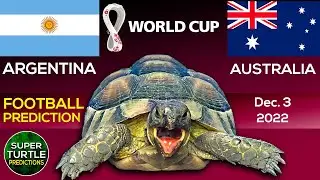 Argentina vs Australia ⚽ FIFA World Cup 2022 | 🐢 Turtle Football Predictions