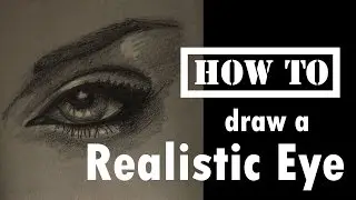 How to Draw a Realistic Eye- Time lapse drawing of Angelina Jolie