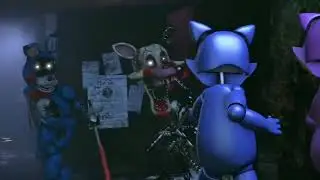 [ Fnaf sfm ] Сломанные той аниматроники против Кенди и Синди в [ Half life sfx ]