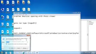 Problem : Shortcut files opens with Photo Viewer or Shortcut reset open default program